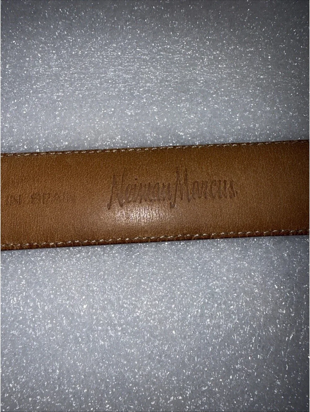 Vintage Markus Neumann Genuine Crocodile/Lizard Leather Belt Brown  38 Spain